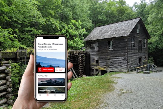 Audio-guided driving tour of the Smoky Mountain National Park