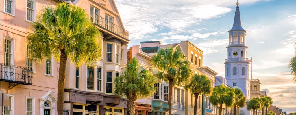 Juego de recorrido de exploración del centro histórico de Charleston