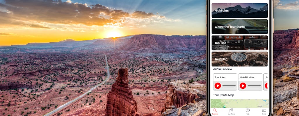 Audio-guided driving tour to Arches and Canyonlands National Park
