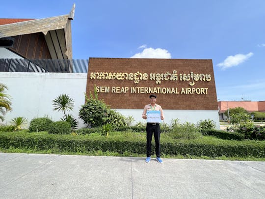 Private transfer from Siem Reap airport to city centre