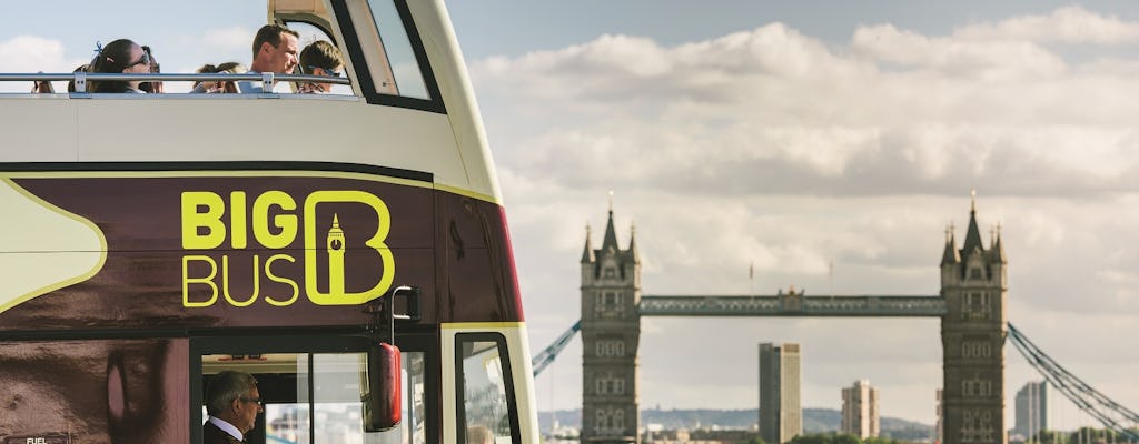 Visite panoramique nocturne de Londres en Big Bus