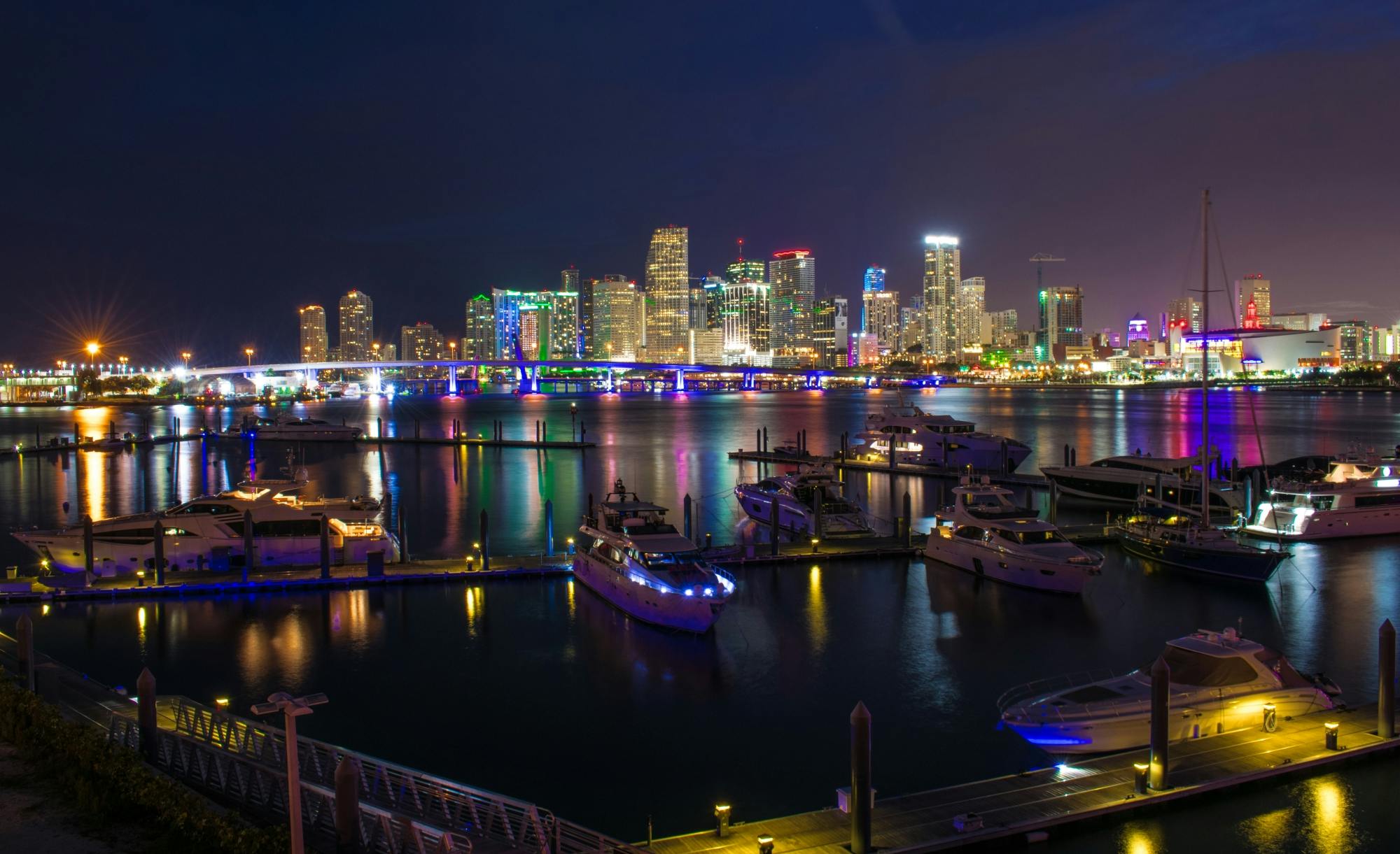 Panoramiczna nocna wycieczka Big Bus po Miami