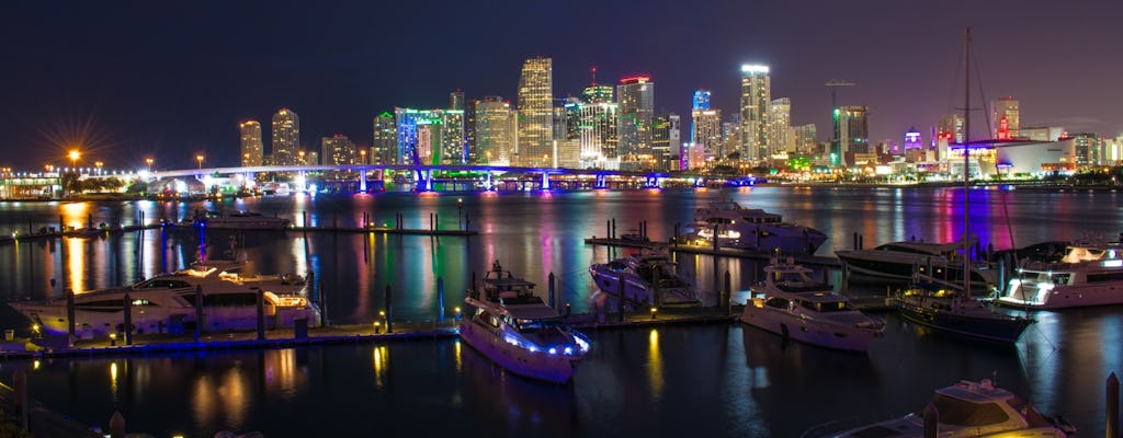 Visite nocturne panoramique en Big Bus de Miami