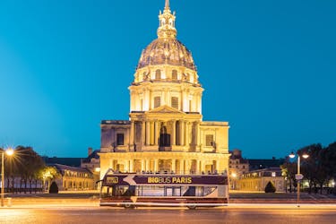 Excursão noturna panorâmica de Big Bus em Paris