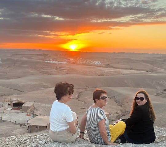 Führung durch Agafay Sahara bei magischem Sonnenuntergang ab Marrakesch