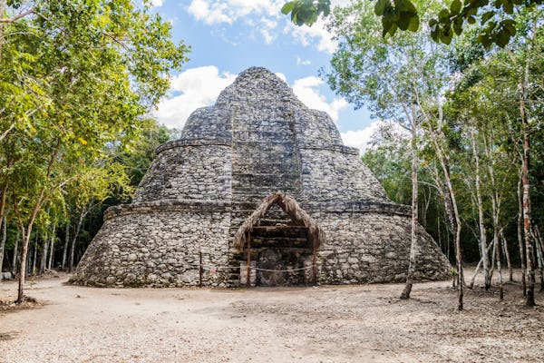 Visite audio à pied autoguidée des ruines de Coba au départ de Cancún