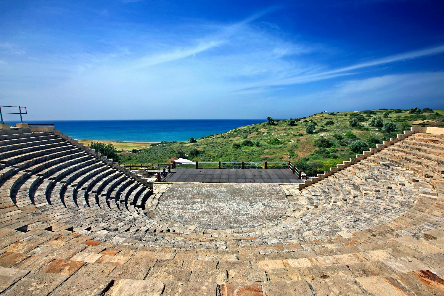 Kourion archaeological heritage site self guided tour in Cyprus
