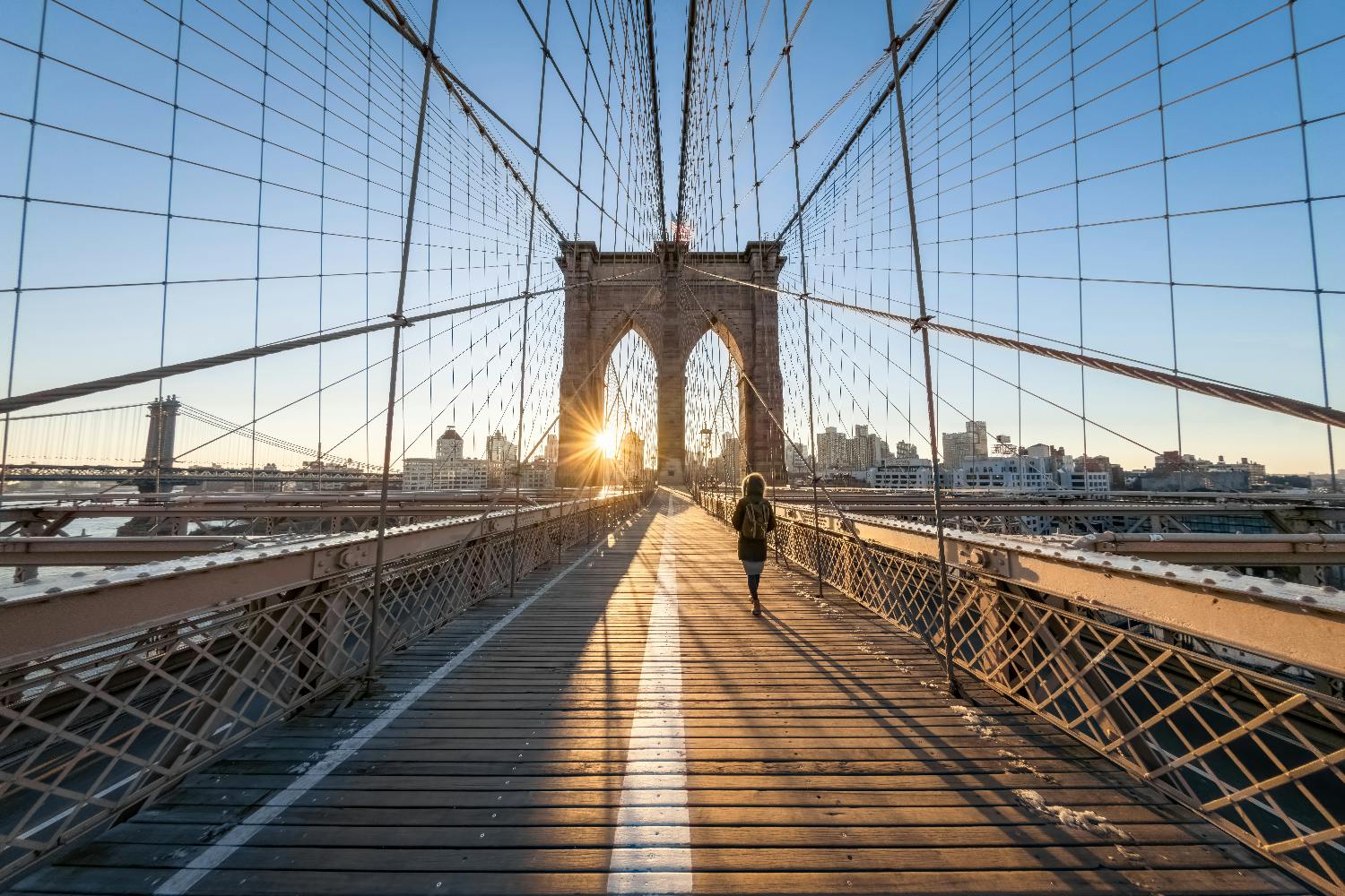 Excursão a pé autoguiada com áudio por Brooklyn Heights e Dumbo em Nova York