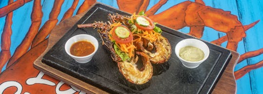 Menu degustacyjne homara na Wyspach Zielonego Przylądka