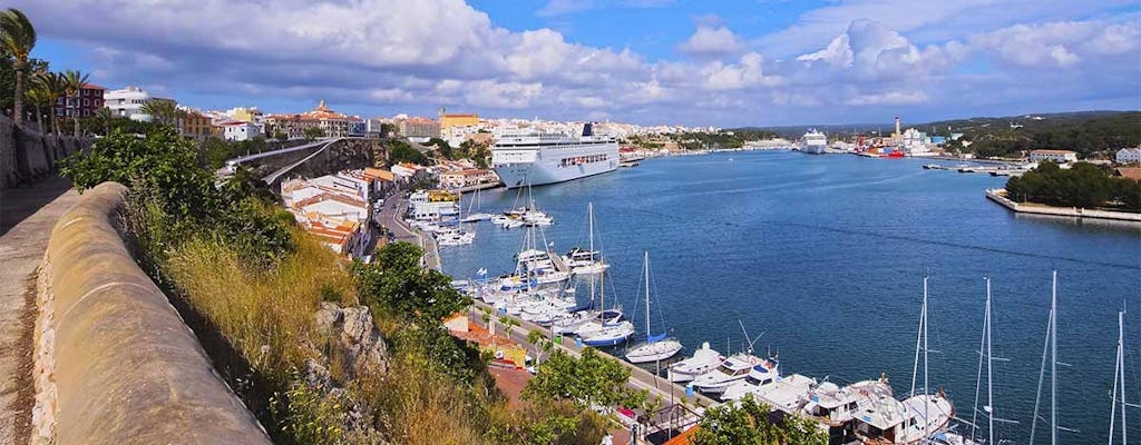 Menorca's capital half-day guided tour with boat trip