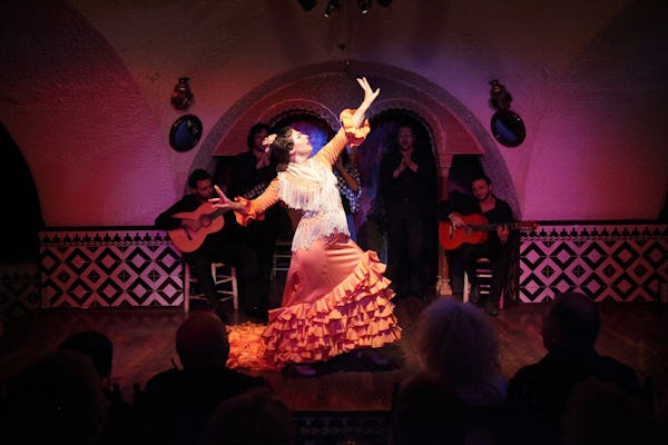 Flamencoshow bij Tablao Flamenco Cordobes Barcelona in Las Ramblas