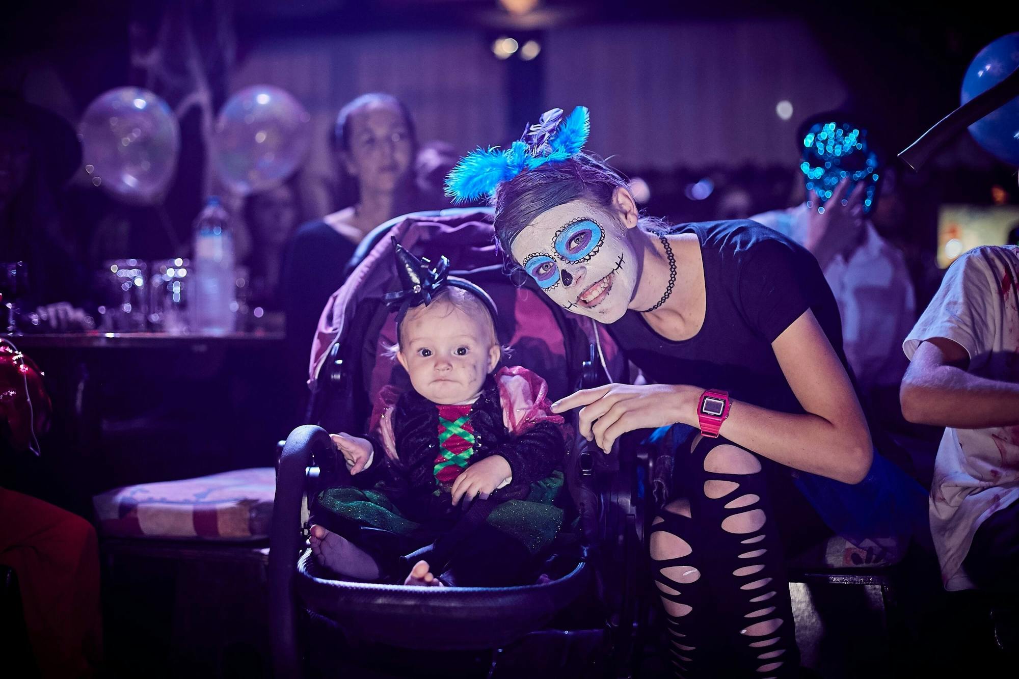Western-themed Halloween Night with Transport