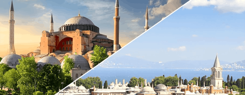 Excursão combinada em Istambul pela Hagia Sophia e Palácio de Topkapi