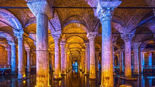 Zwiedzanie Cysterny Bazyliki, Starego Miasta i Hagia Sophia w Stambule