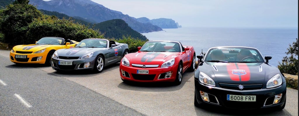 Cabrio GT-sportwagenexcursie op Mallorca