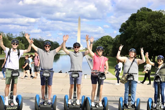 Sites by self-balancing scooter in D.C. Tour