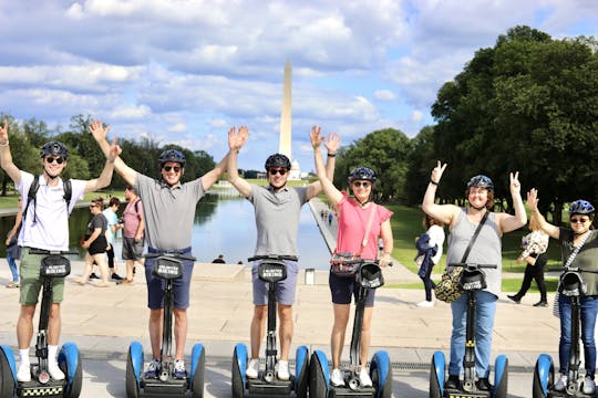 Locaties per zelfbalancerende scooter in DC Tour