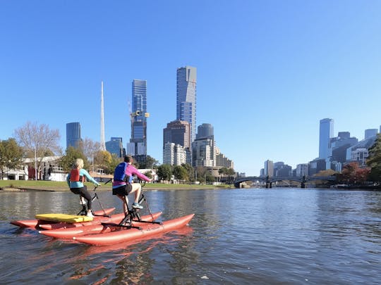 Yarra River water bike tour in Melbourne