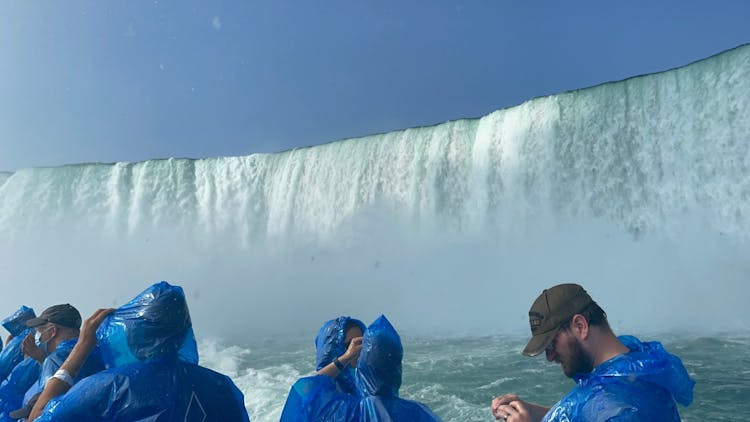 Maid of the Mist Boat ride and Cave of the Winds led by a veteran guide