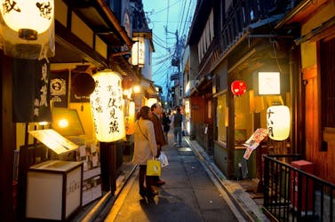 Excursão gastronômica noturna em Kyoto Pontocho