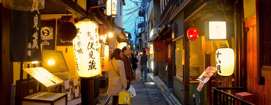 Tour gastronómico nocturno en Kyoto Pontocho