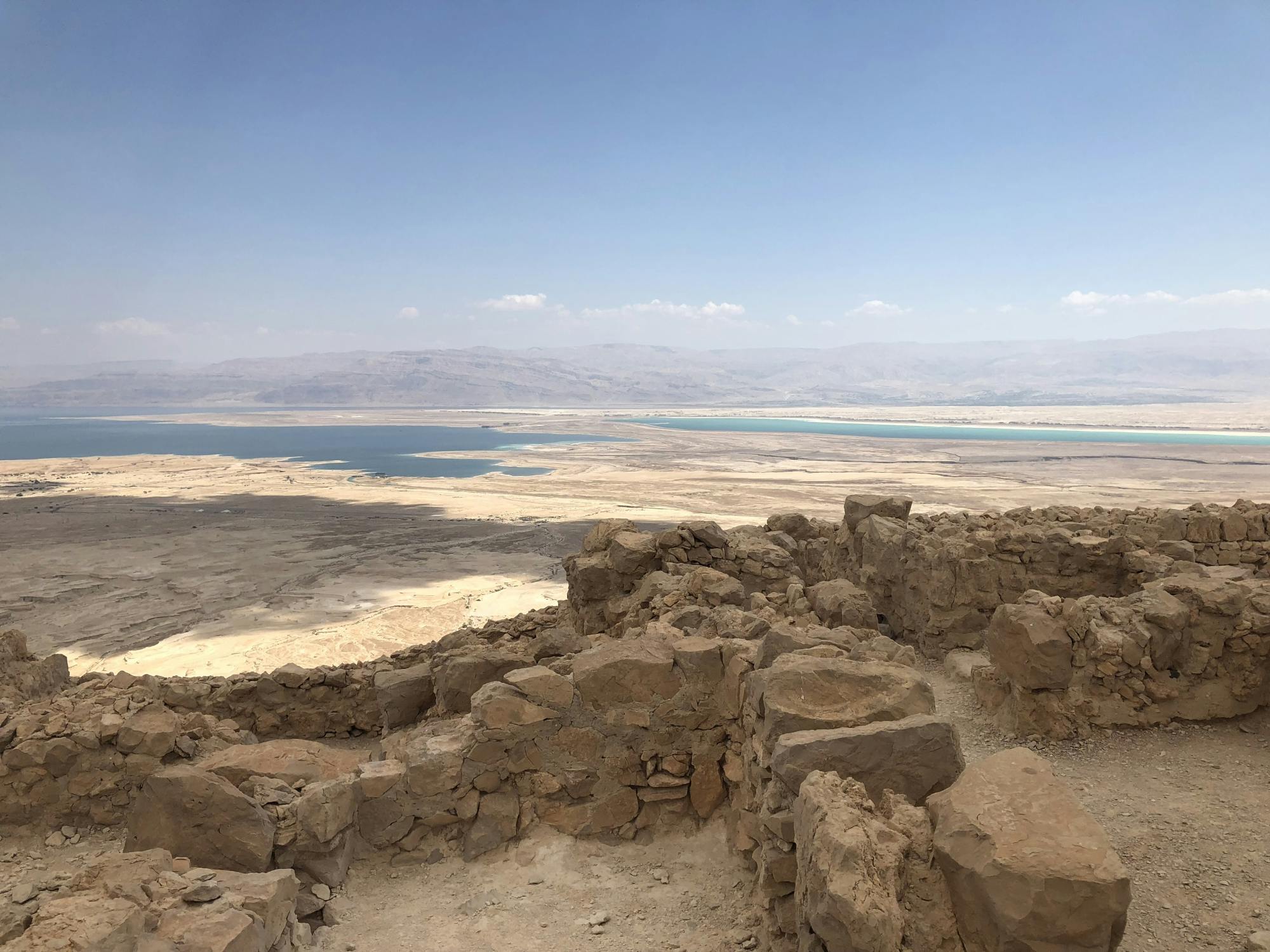Tour guidato di un'intera giornata di Masada, Ein Gedi e del Mar Morto da Gerusalemme