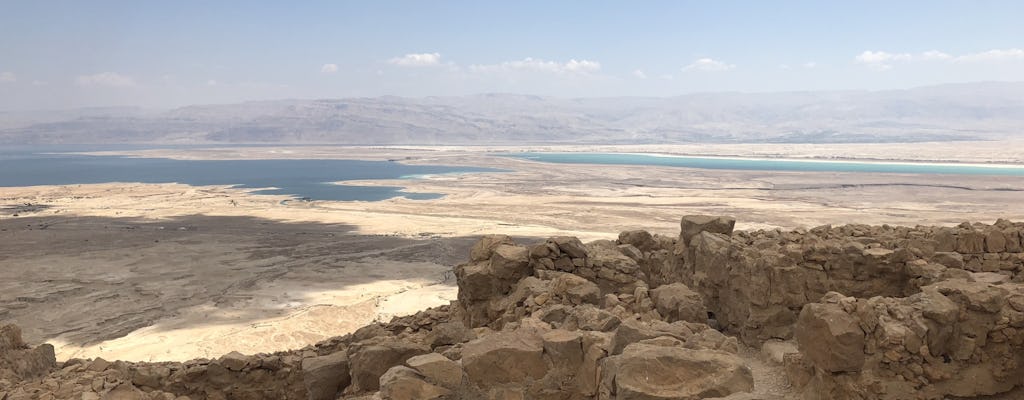 Tour guidato di un'intera giornata di Masada, Ein Gedi e del Mar Morto da Gerusalemme