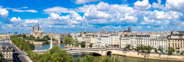 1-hour Seine cruise ticket + Paris audioguide on mobile app