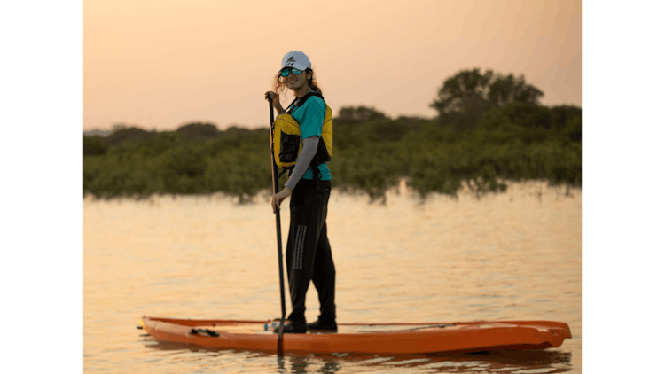 Mangroves kayaking and stand up paddling experience in Qatar