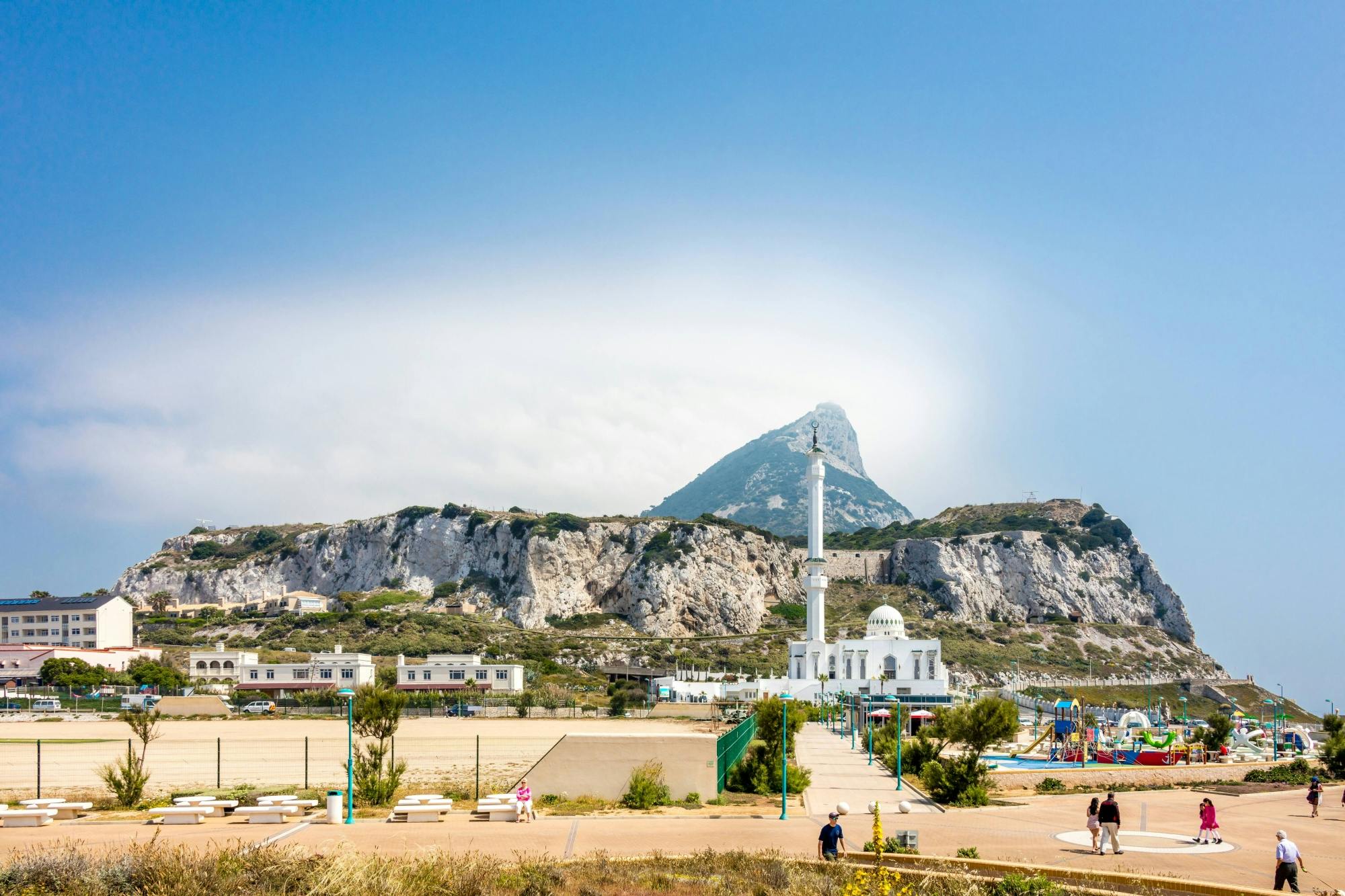 Excursión de un día a Gibraltar con paseo en barco para observar delfines y visita a una roca