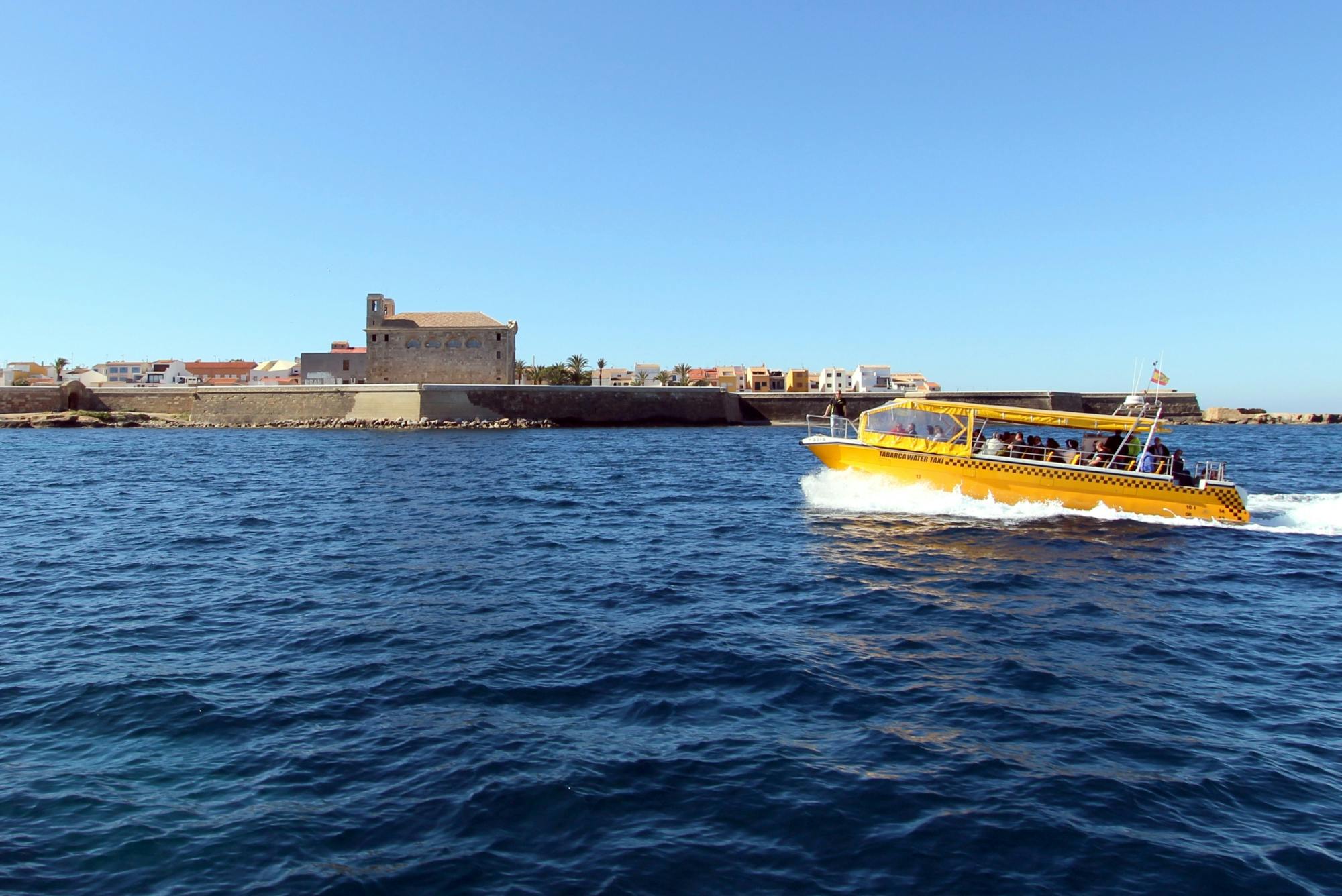 Bilhete de ida e volta à ilha de Tabarca com táxi barco