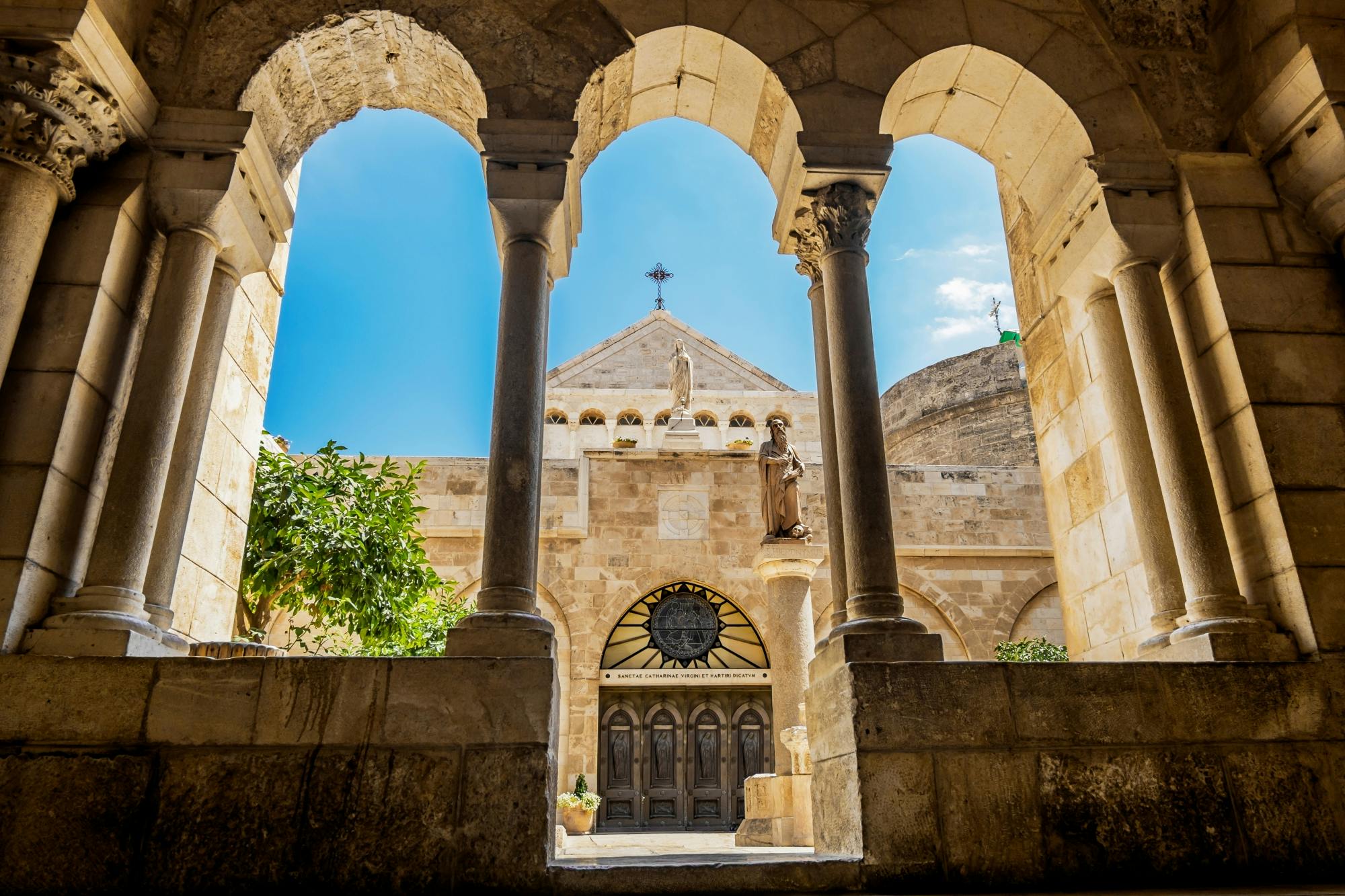 Christmas Eve in Jerusalem and Bethlehem from Tel Aviv