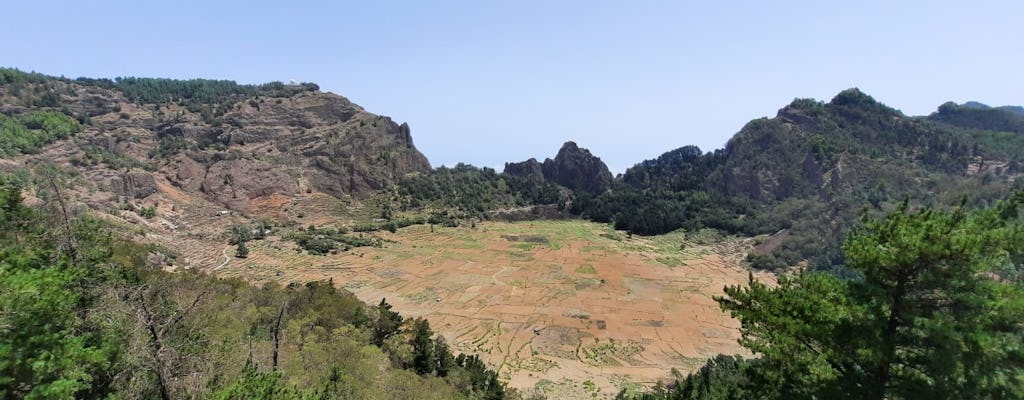 Guided hike from Cova volcano crater to the Green Valley of Paul in Santo Antão