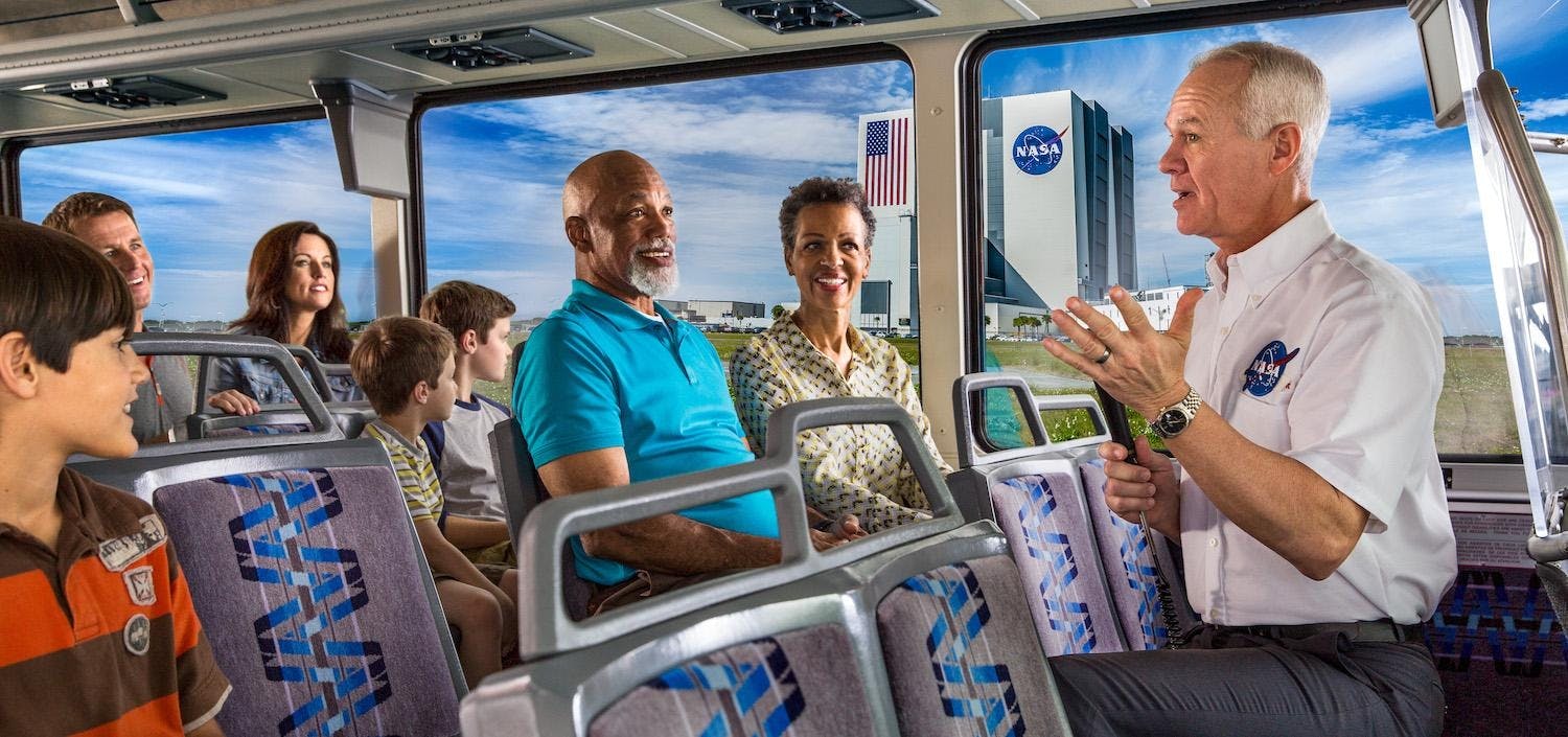 Kennedy Space Center met Explore bus-tour