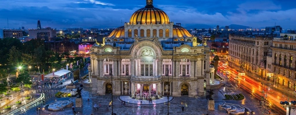 Mexico City night tour with optional ticket to Torre Latinoamericana