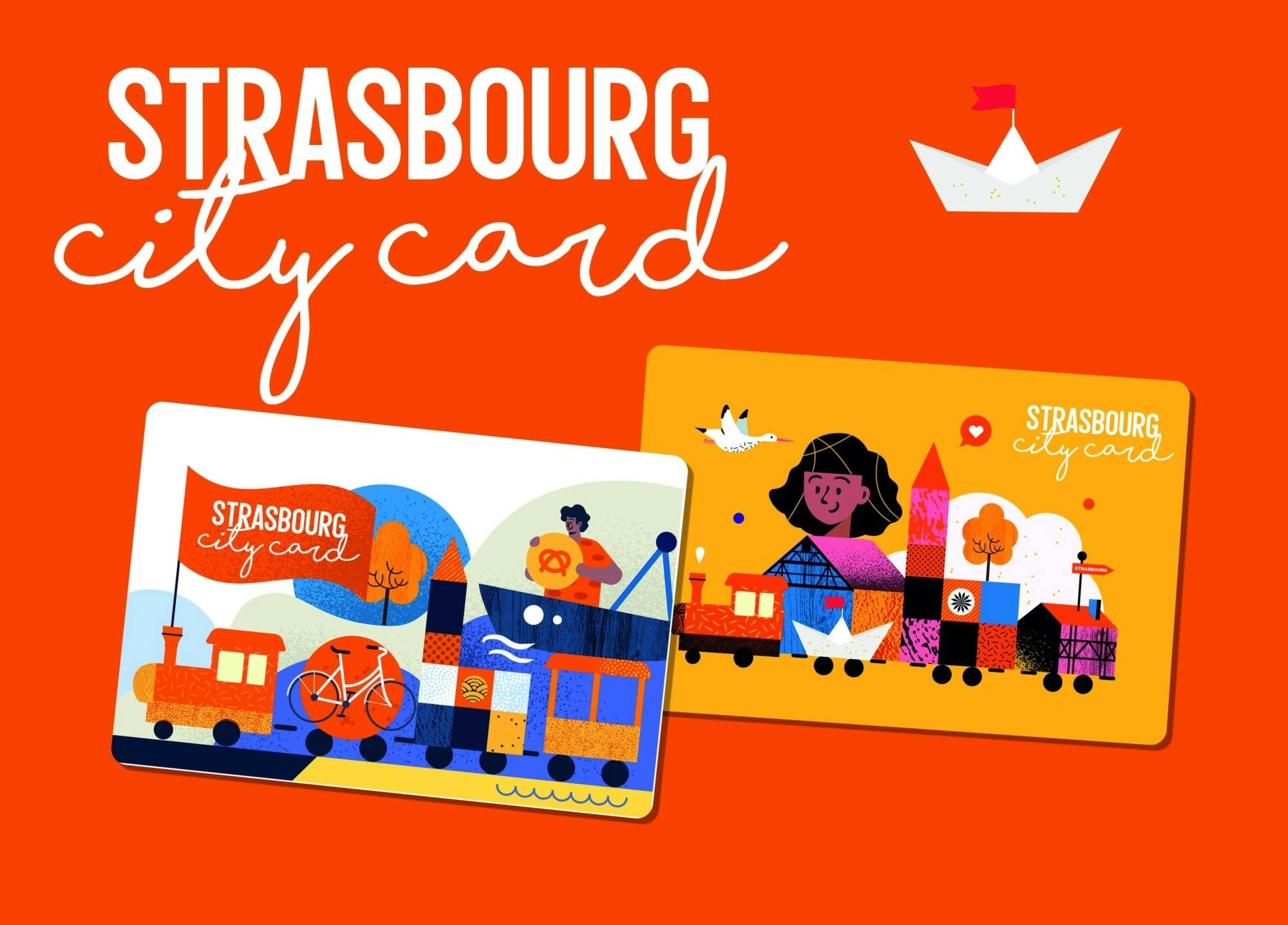 Cartão da cidade de Estrasburgo