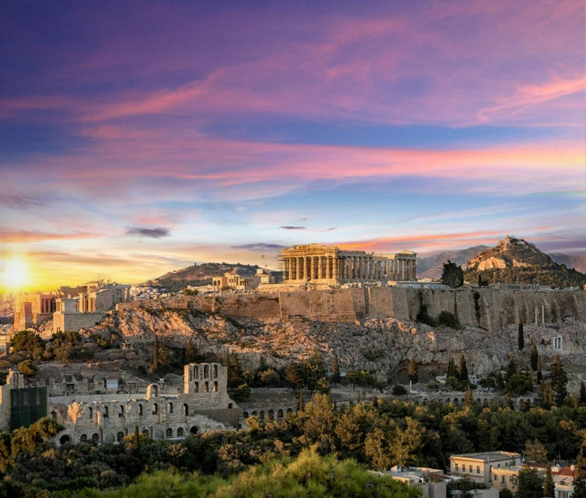 Akropolis och Aten sightseeing halvdags guidad utflykt