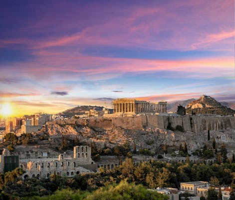 Akropolis und Athen, halbtägige Besichtigungstour auf Spanisch