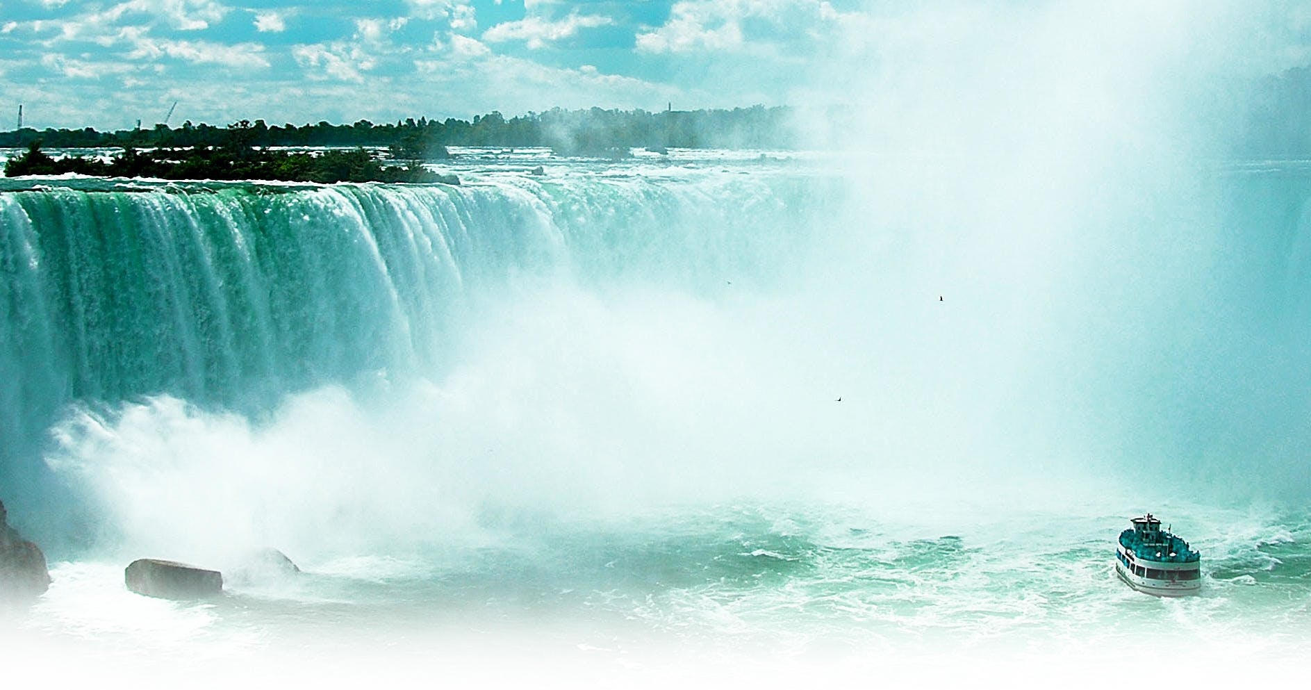 Visite des chutes du Niagara avec promenade en bateau et déjeuner au départ de Toronto