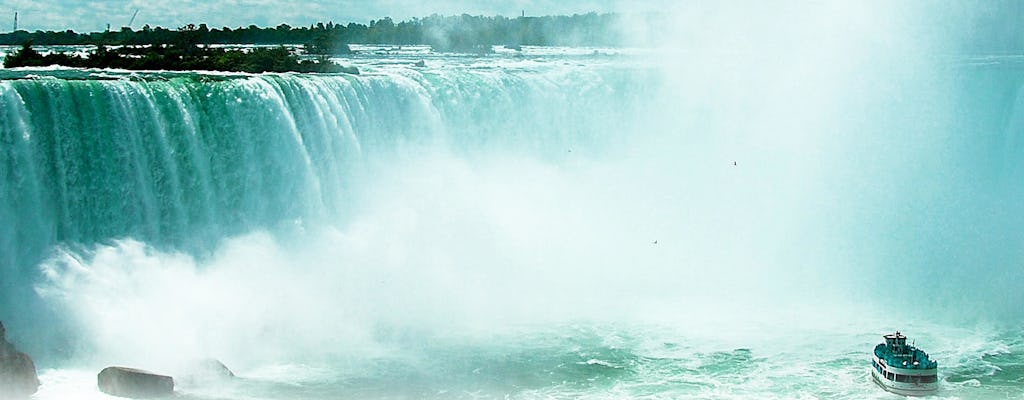 Wycieczka do wodospadu Niagara z rejsem łodzią i lunchem z Toronto