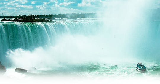 Wycieczka do Niagara Falls z przejażdżką łodzią i lunchem z Toronto