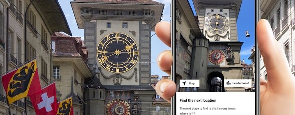 Bern exploration walking tour with smartphone game