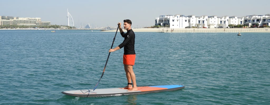 Stand Up Paddle Boarding (SUP) on The Palm Jumeirah - Rental for One Hour