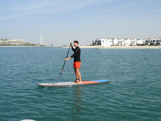 Stand Up Paddle Boarding (SUP) on The Palm Jumeirah - Rental for One Hour