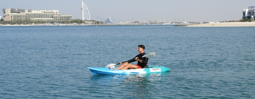 Alquiler de kayak monoplaza en Palm Jumeirah