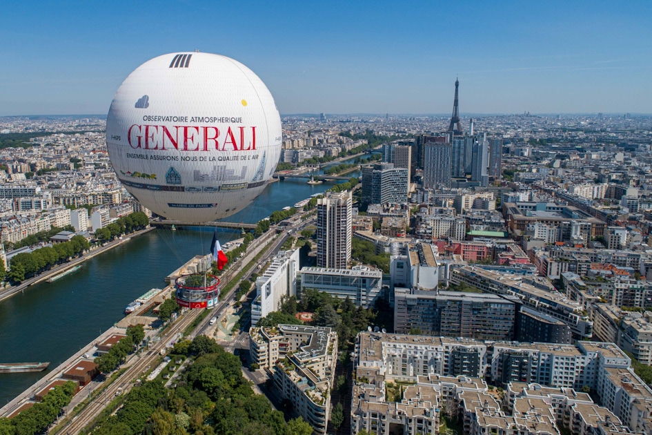 Hot-air balloon rides in Paris