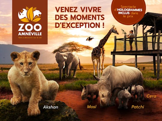 Amnéville zoo entrance ticket