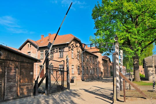 Tour guidato di Auschwitz-Birkenau più pranzo e prelievo da Cracovia