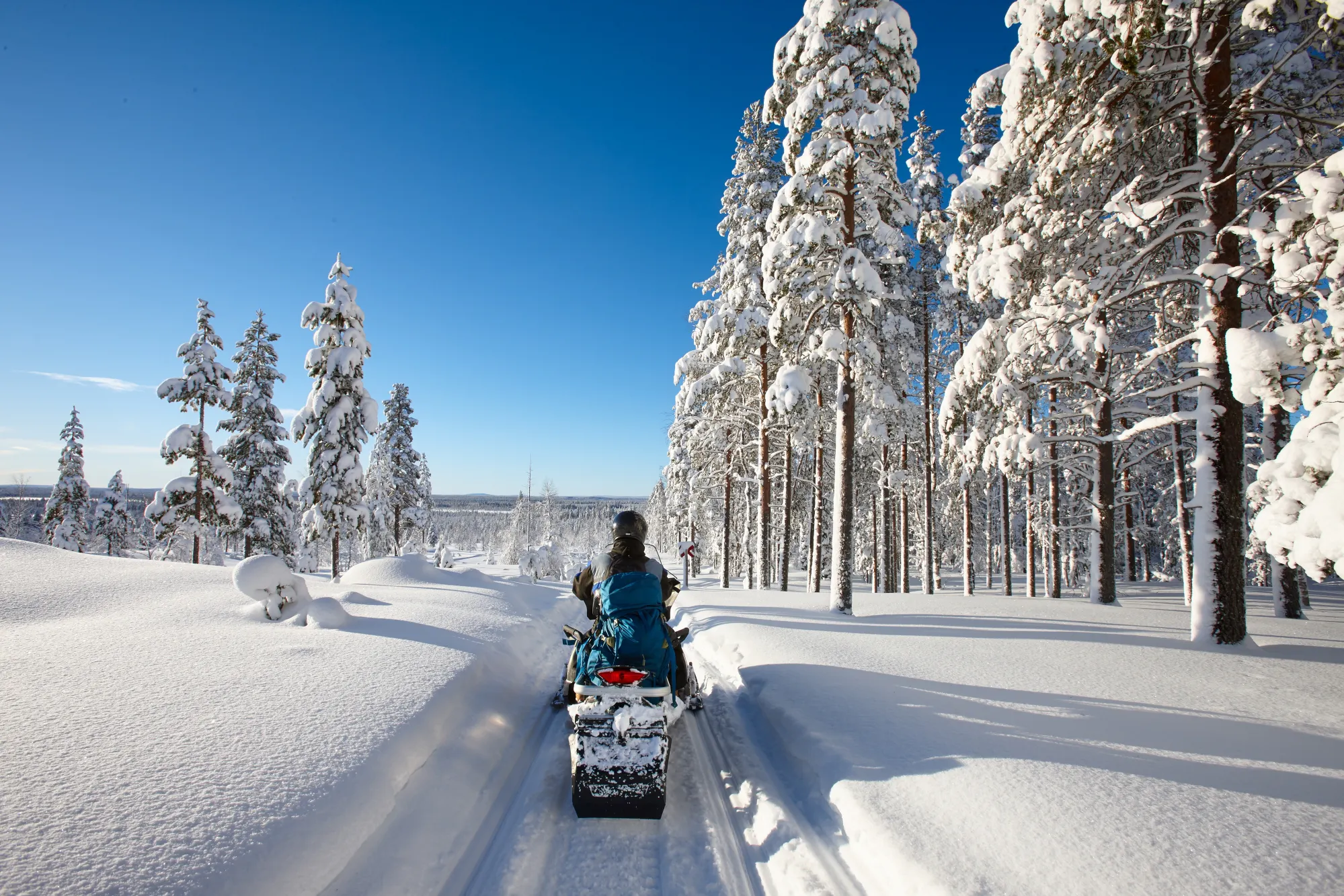 Sneeuwscootersafari in Rovaniemi