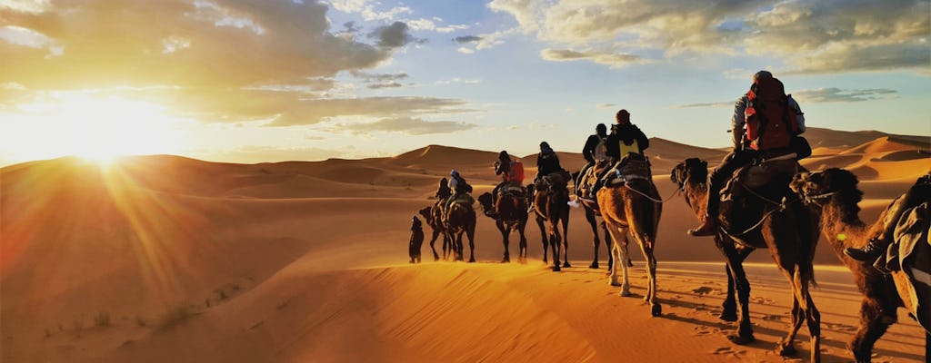 Excursion dans le désert d'Agafay avec dîner sous tente au coucher du soleil
